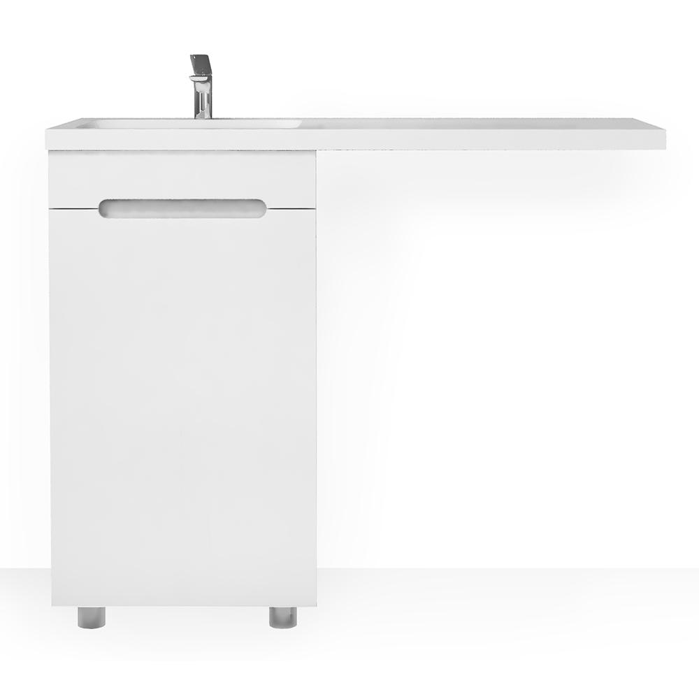 Тумба под раковину Raval Forte 110 левая For.01.110.L/N/W