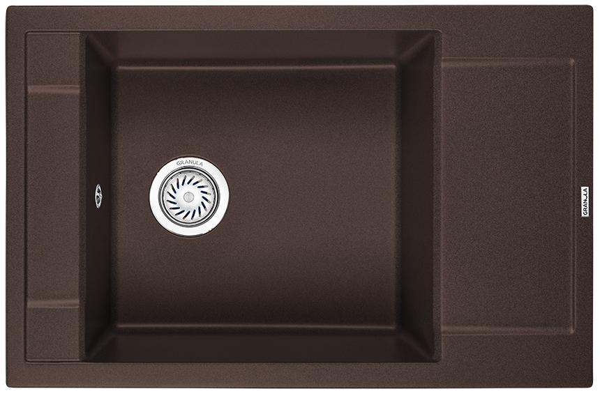 Врезная кухонная мойка Granula 7806 эспрессо