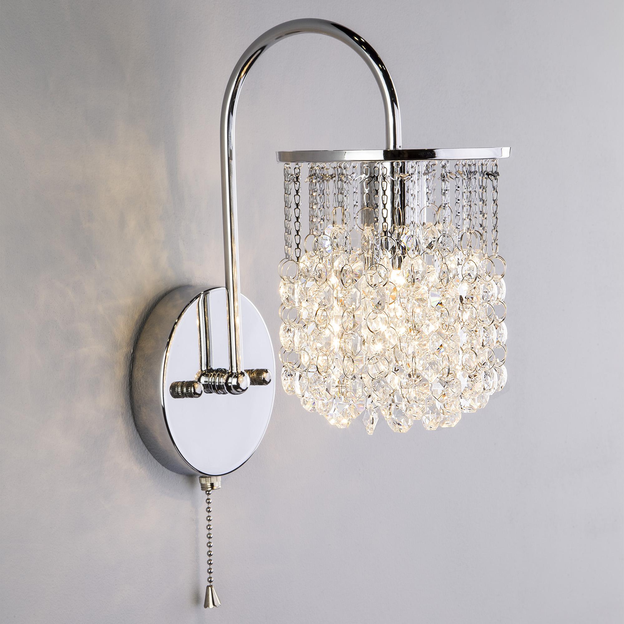 Бра с хрусталем Eurosvet 3222/1 хром