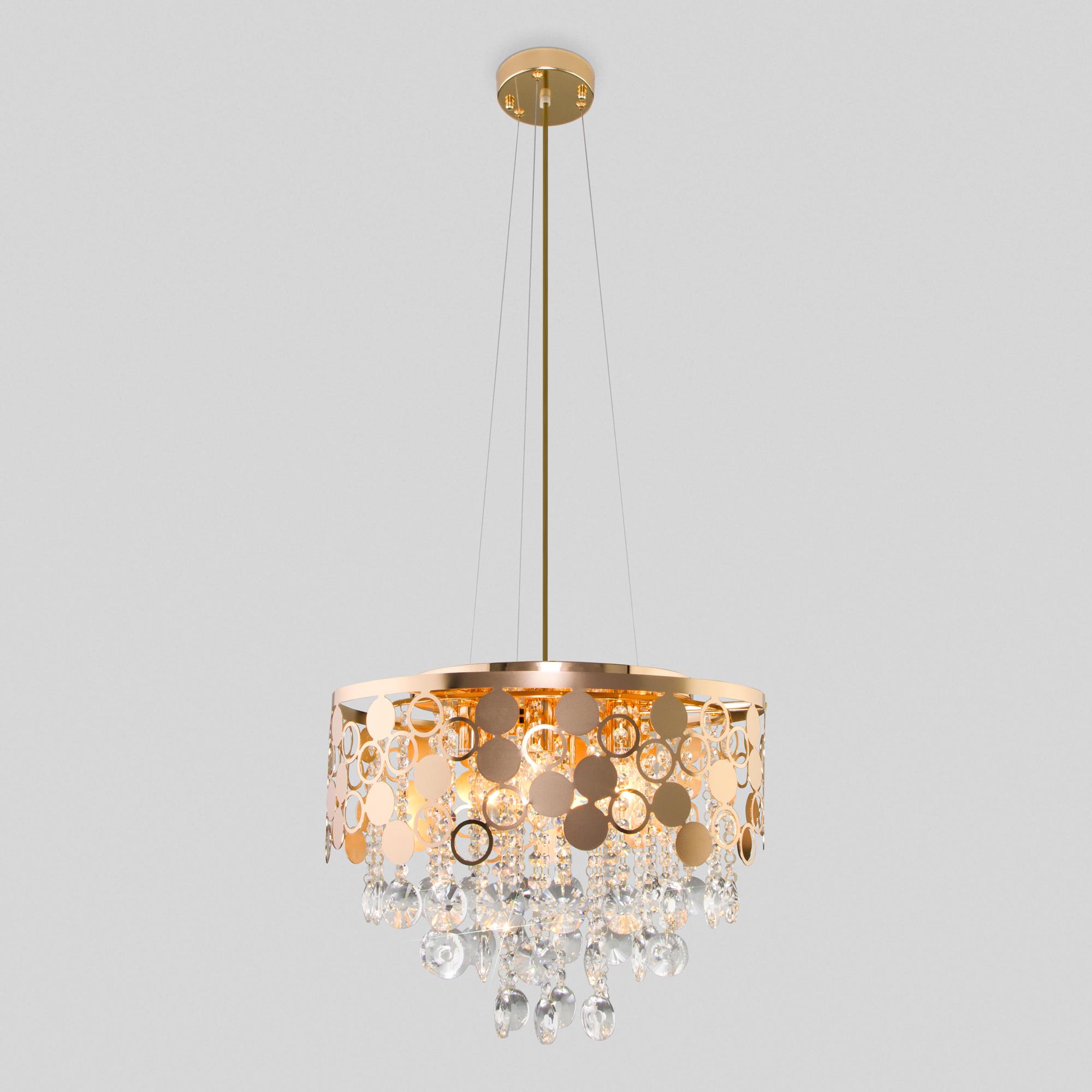 Подвесная люстра Eurosvet Умный дом 10123/6 золото