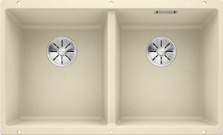 Врезная кухонная мойка Blanco SUBLINE 350/350-U SILGRANIT PuraDur жасмин