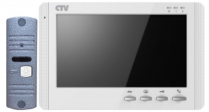 Комплект видеодомофона CTV-DP1704MD белый