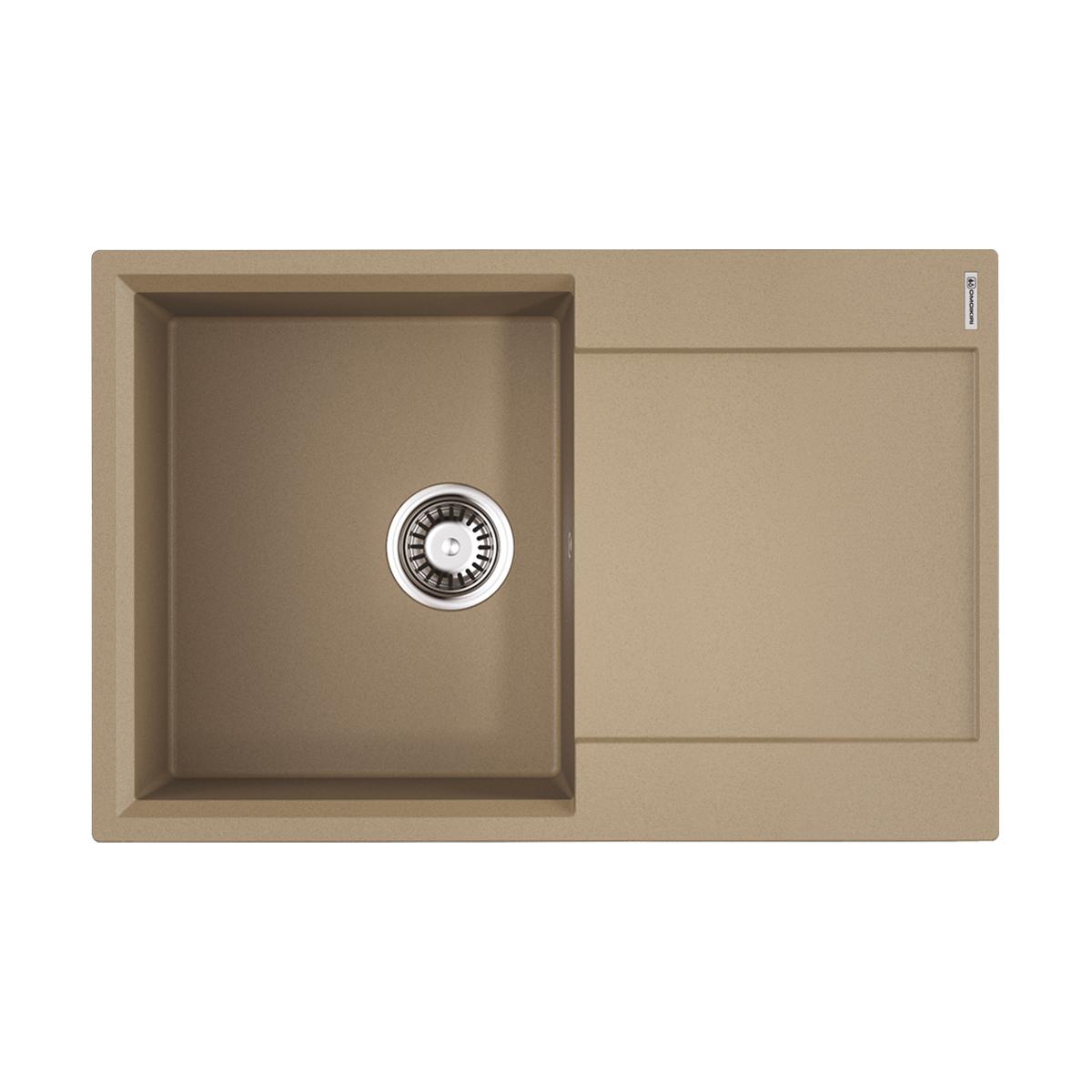 Врезная кухонная мойка Omoikiri Daisen 78-CA карамель 4993324