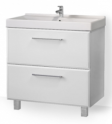 Тумба под раковину Raval Fest 80 напольная Fes.01.80/N/W белая