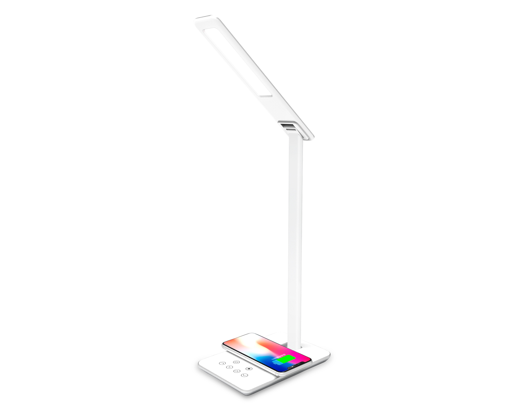 Светодиодная настольная лампа с беспроводной зарядкой и USB портом Ambrella Light Desk DE581