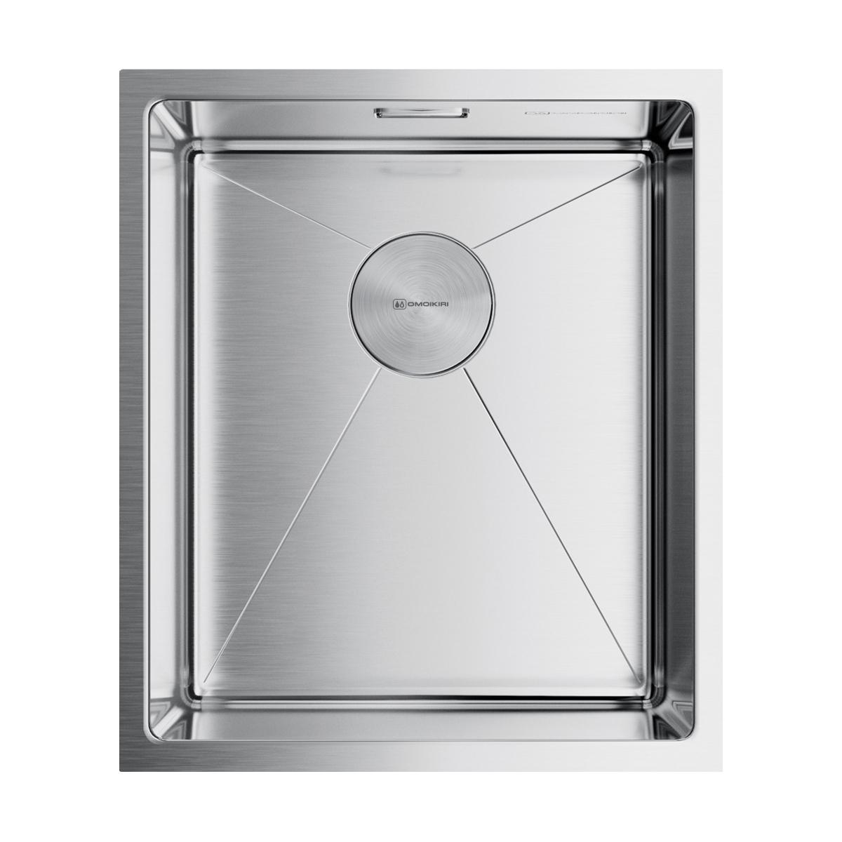 Интегрированная кухонная мойка Omoikiri Taki 38-U/IF-IN нержавеющая сталь 4973043