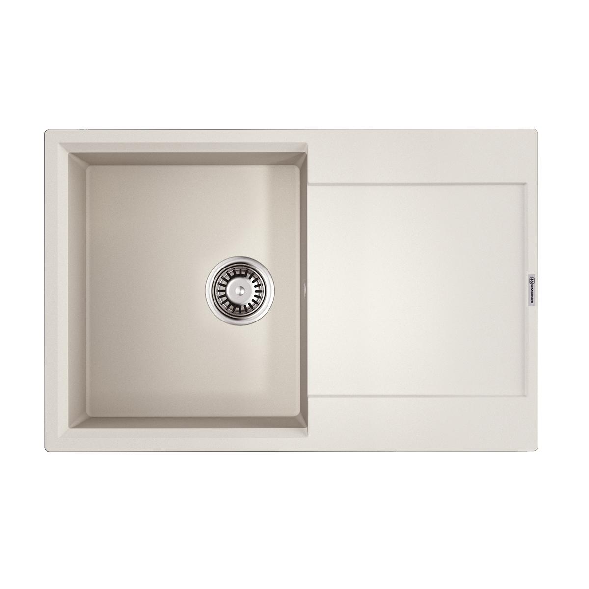 Врезная кухонная мойка Omoikiri Daisen 78T-WH белый 4993522