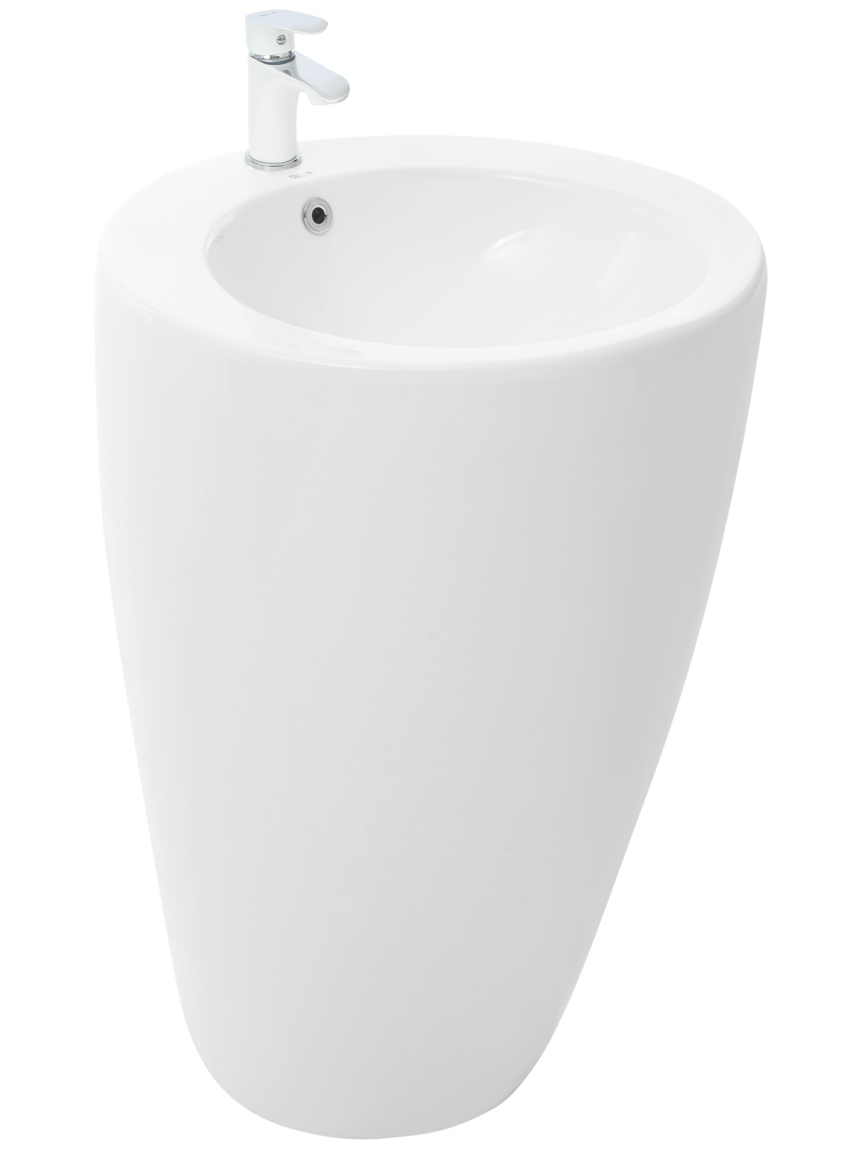 Раковина напольная WeltWasser 49х49х82 WW Leerbach 4949 GL-WT 10000008706 белая