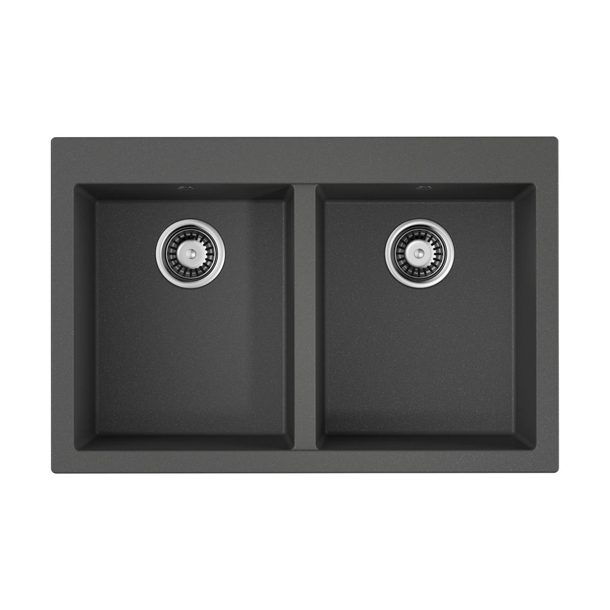 Врезная кухонная мойка Omoikiri Bosen 80-2-PL платина 4993843