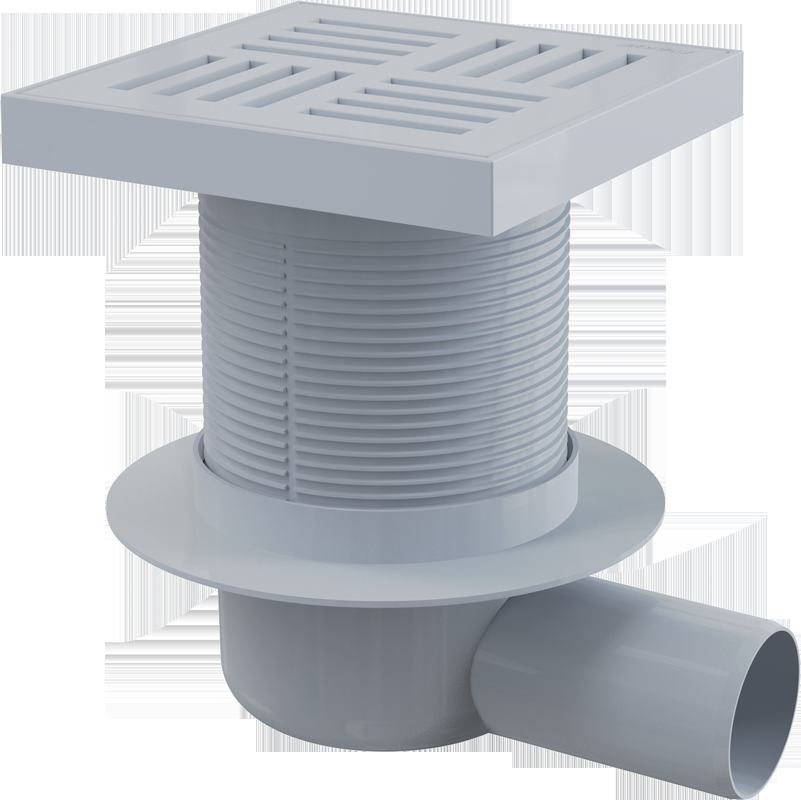 Сливной трап AlcaPlast APV5211 150х150/50 боковой выпуск
