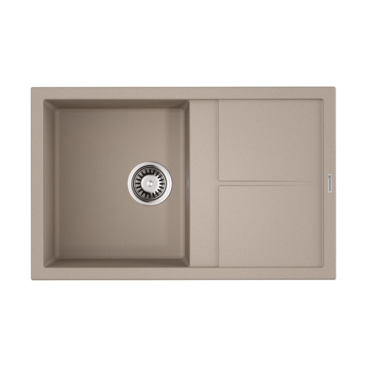Врезная кухонная мойка Omoikiri Sumi 79-SA бежевый 4993664