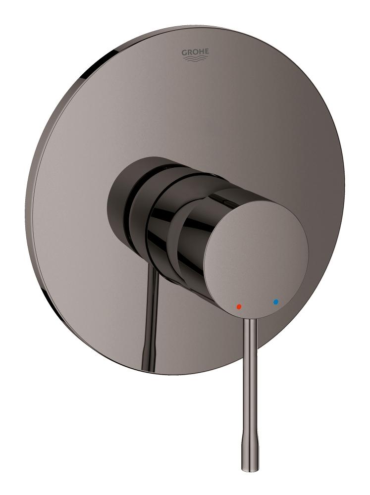 Внешняя часть смесителя Grohe Essence New для душа, темный графит глянец 19286A01