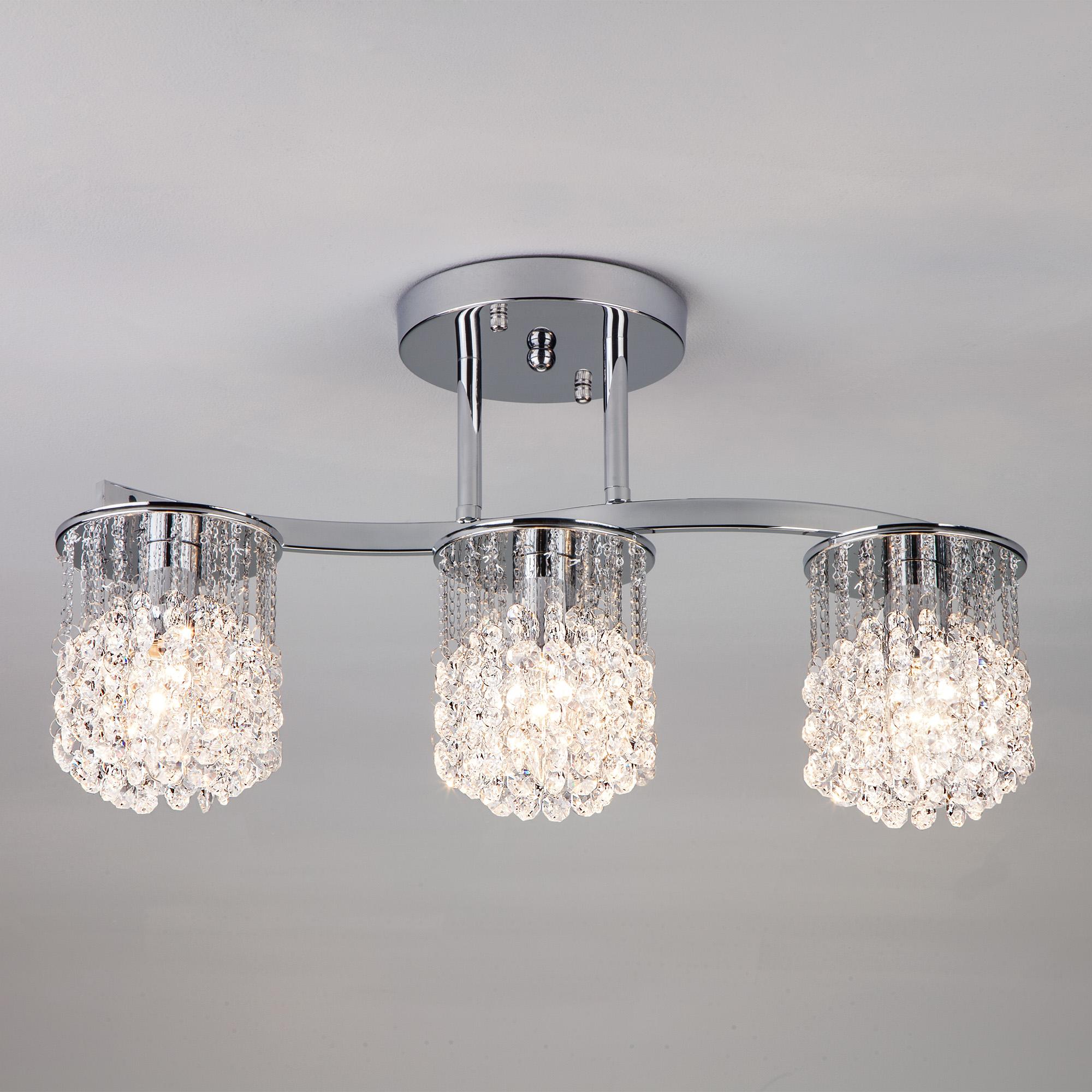 Люстра с хрусталем Eurosvet 3222/3 хром