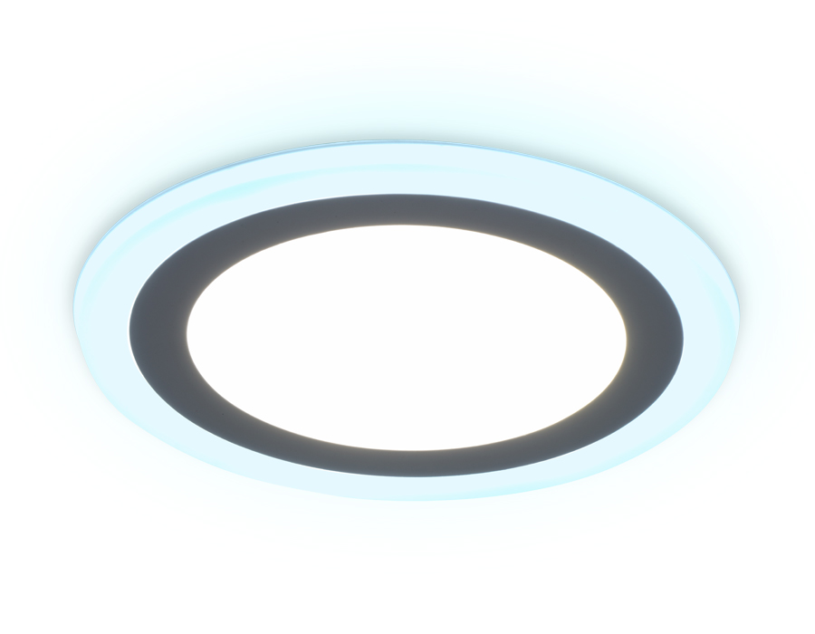 Встраиваемый cветодиодный светильник с подсветкой Ambrella Light Downlight DCR368