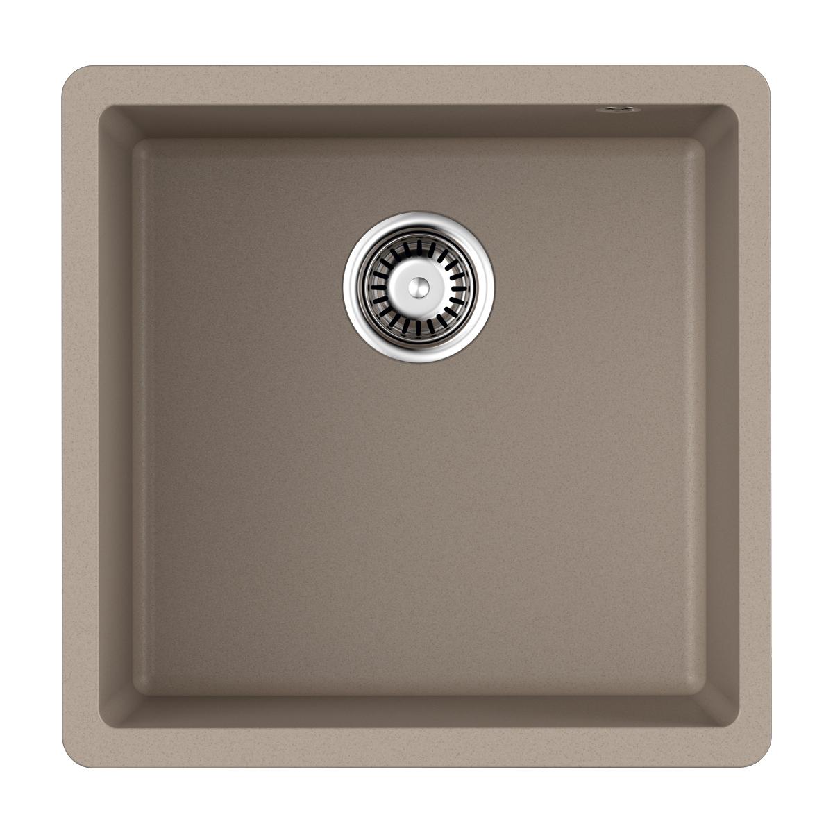 Врезная кухонная мойка Omoikiri Bosen 44-U-SA бежевый 4993597