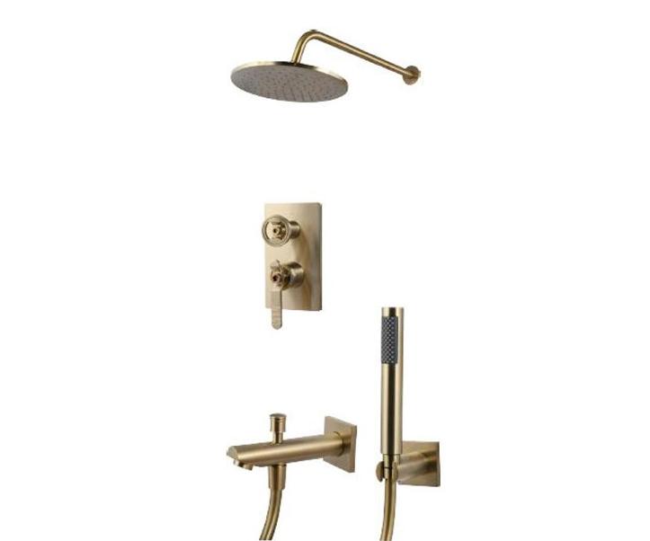 Душевой комплект встраиваемый Bronze de Luxe 1760'S Loft 6630CG