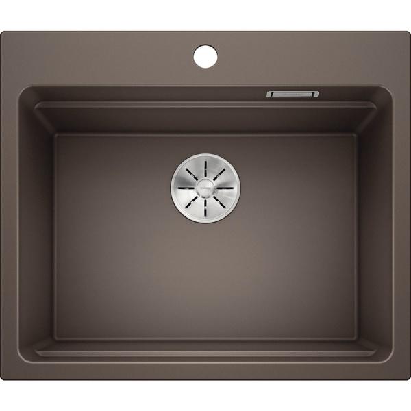 Врезная кухонная мойка Blanco ETAGON 6 SILGRANIT PuraDur кофе
