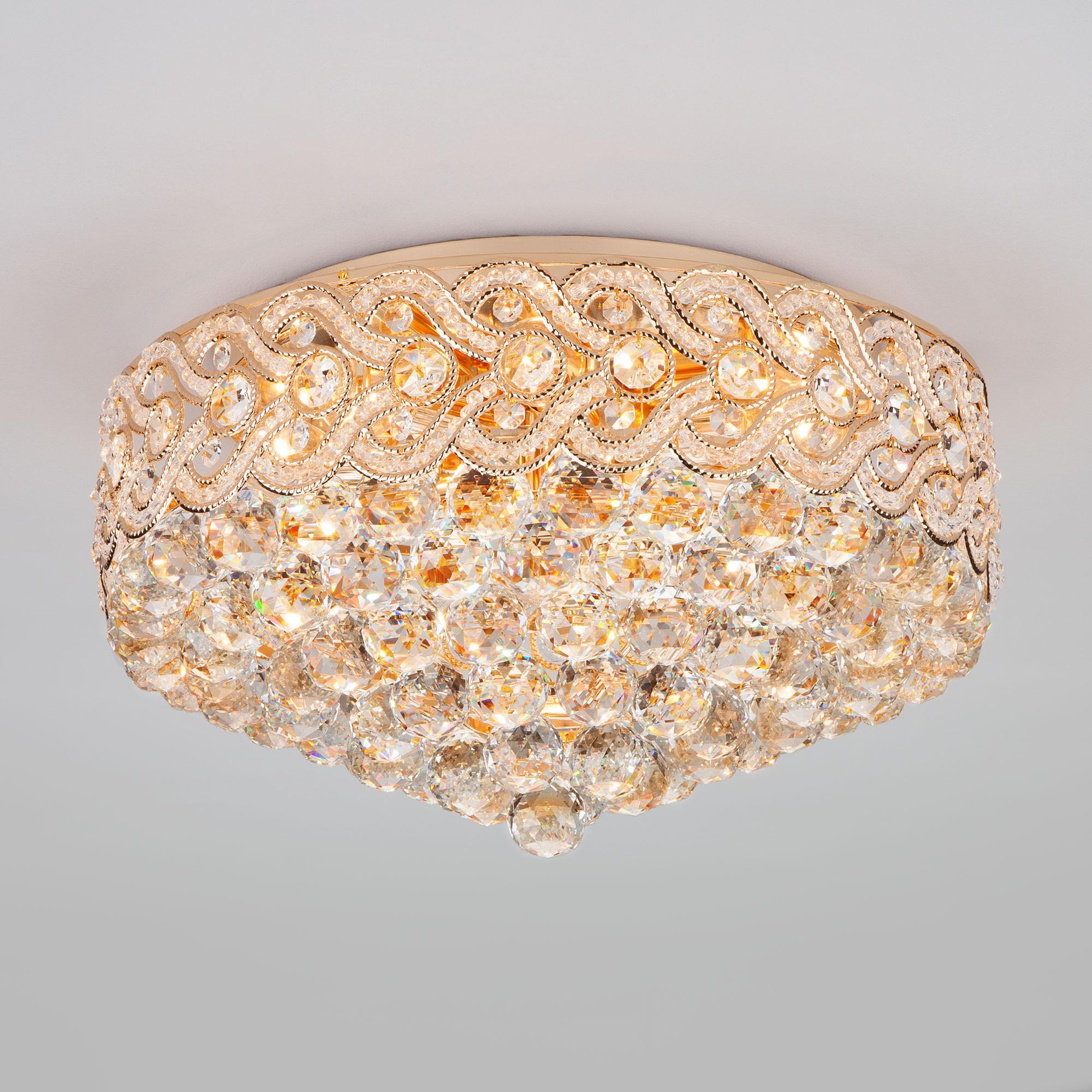 Люстра с хрусталем Eurosvet 3296/8 золото