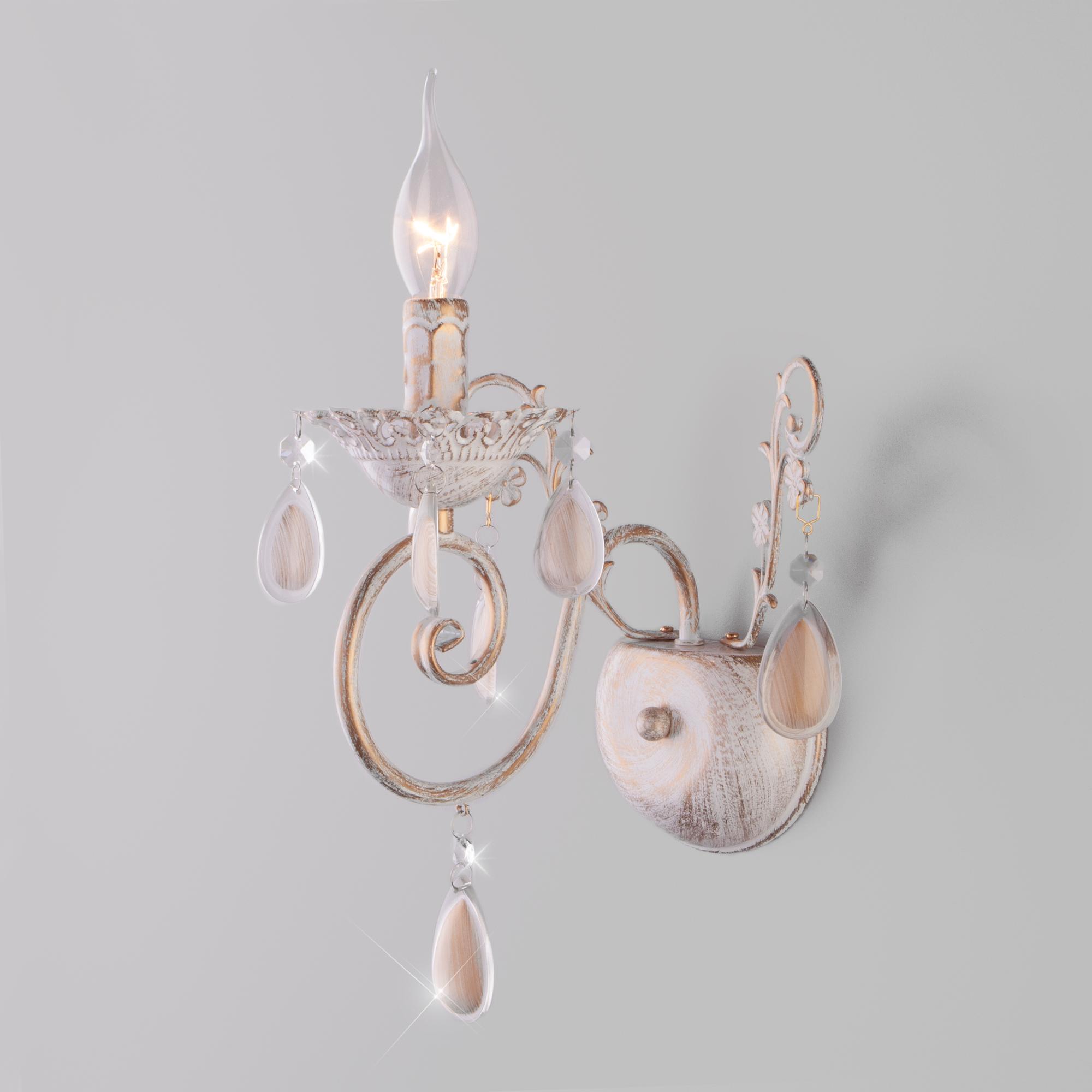 Классическое бра Eurosvet 10009/1 золото с белым