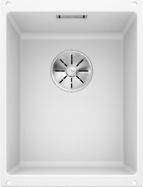 Врезная кухонная мойка Blanco SUBLINE 320-U SILGRANIT PuraDur белый