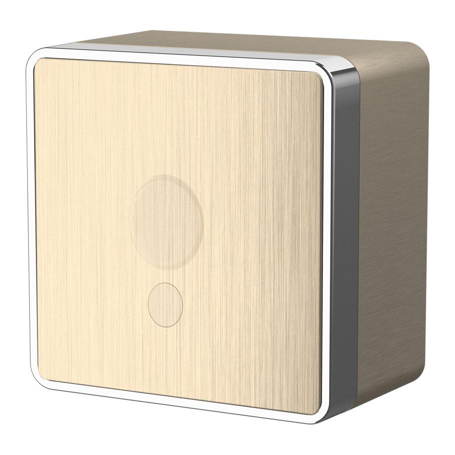 Вывод кабеля Gallant шампань рифленый Werkel W5050210