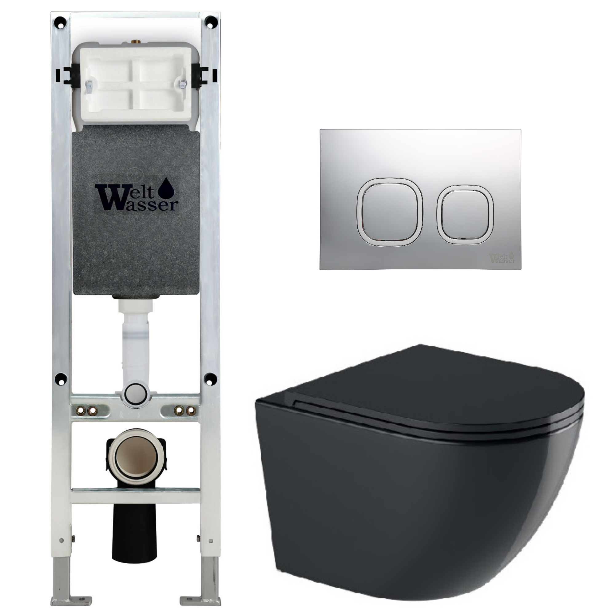 Комплект WeltWasser 10000012173 Merzbach 043 GL-BL + Amberg 350 ST + Amberg RD-MT CR
