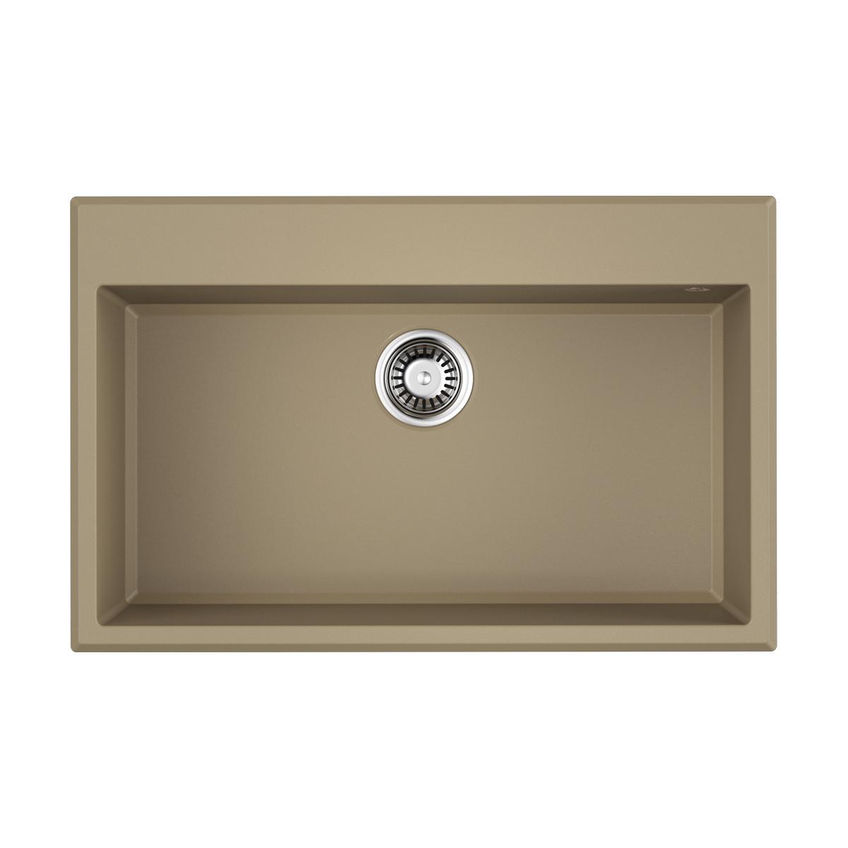 Врезная кухонная мойка Omoikiri Tedori 79-CH шампань 4993953