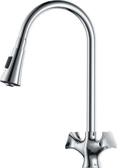 Смеситель для кухни (мойки) с выдвижной лейкой D&K Hessen.Grimm DA1382501