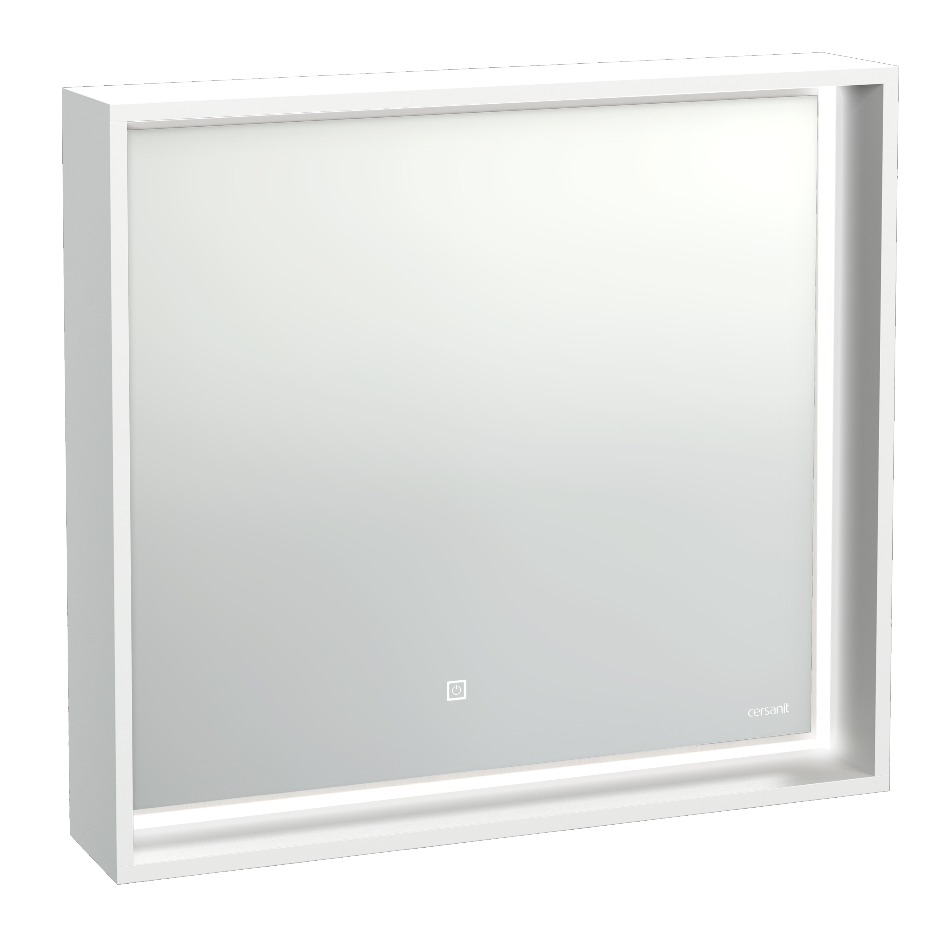 Зеркало Cersanit Louna 80 с подсветкой SP-LU-LOU80-Os белый