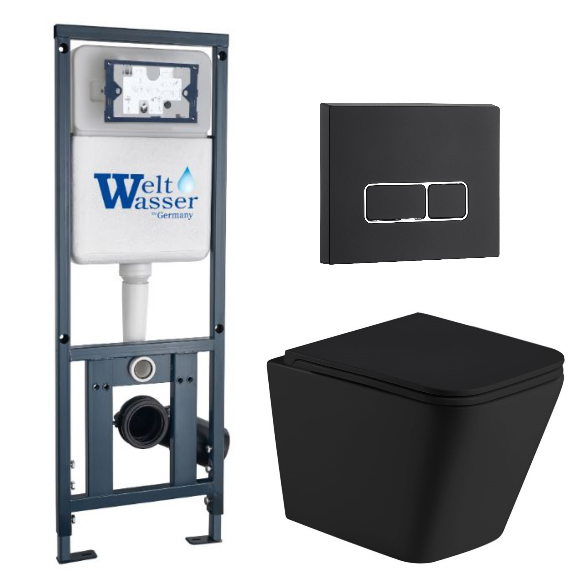 Комплект WeltWasser 10000012000 Gelbach 043 MT-BL + Marberg 410 + Marberg 410 SE MT-BL