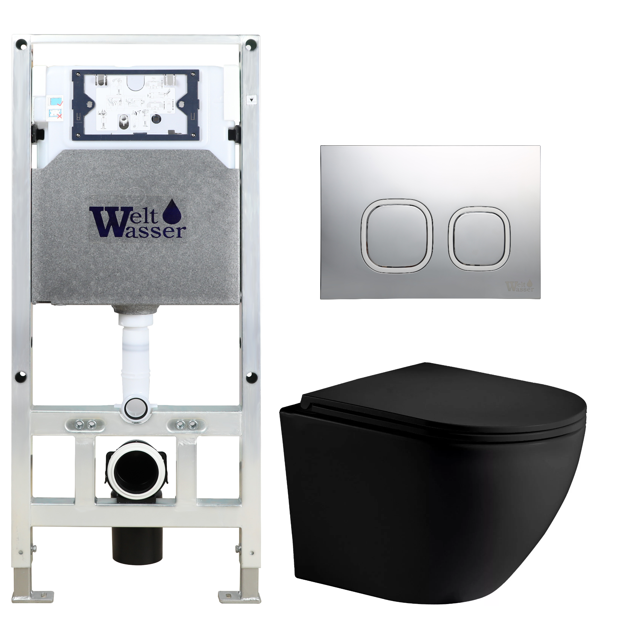 Комплект WeltWasser 10000011346 Merzbach 043 MT-BL + Amberg 506 ST + Amberg RD-CR