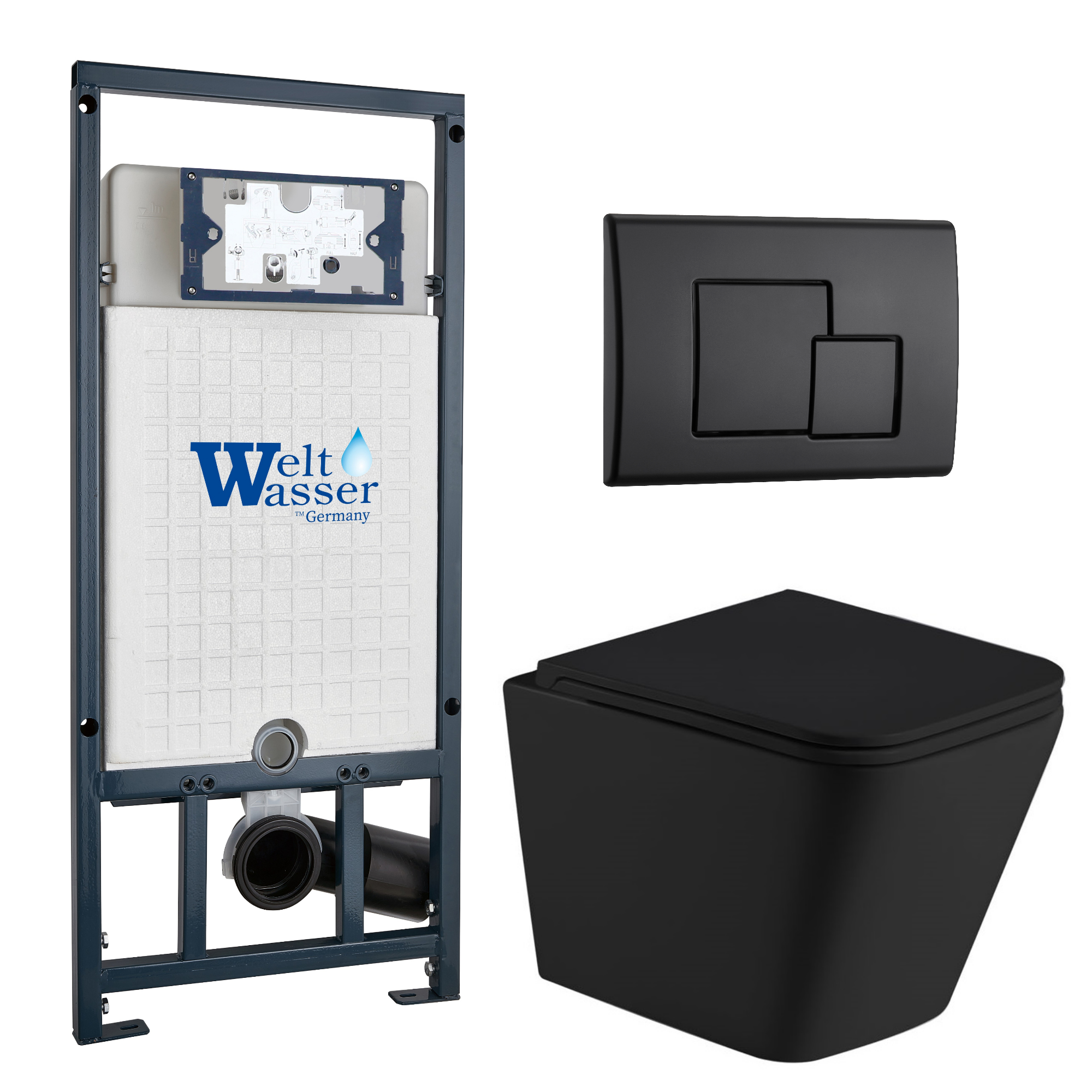 Комплект WeltWasser 10000012007 Gelbach 043 MT-BL + Marberg 507 + Marberg 507 SE MT-BL