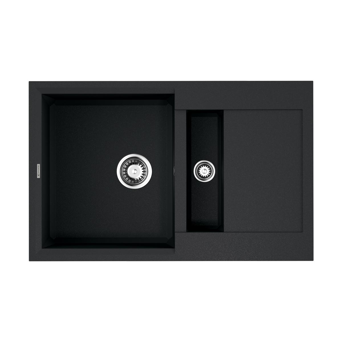 Врезная кухонная мойка Omoikiri Sakaime 78-2-BL черный 4993114