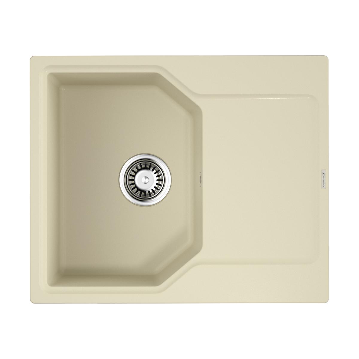 Врезная кухонная мойка Omoikiri Yonaka 61-BE ваниль 4993632