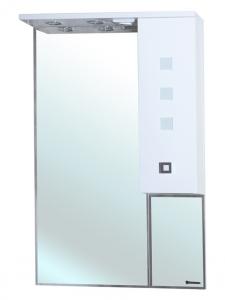 Зеркало-шкаф Bellezza Натали-70 белый с подсветкой