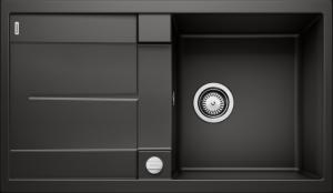 Врезная кухонная мойка Blanco METRA 5 S SILGRANIT PuraDur черный