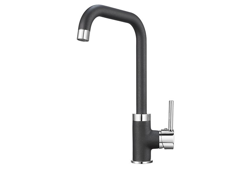 Смеситель для кухни (мойки) Granula 0041 шварц