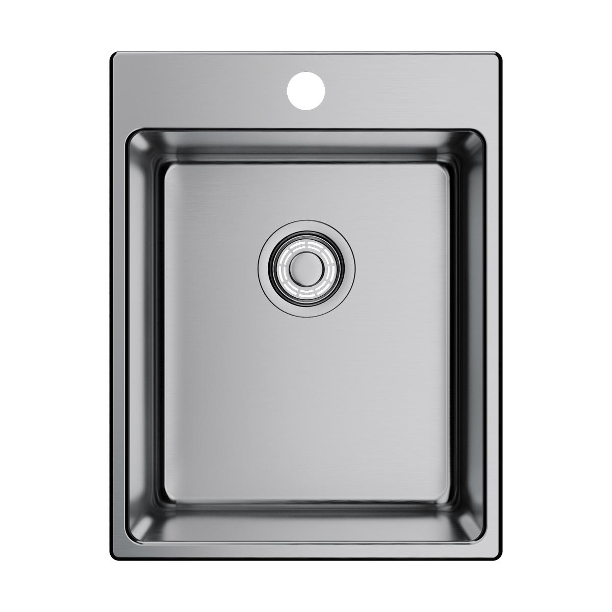 Врезная кухонная мойка Omoikiri Amadare 39-IN нержавеющая сталь 4997028