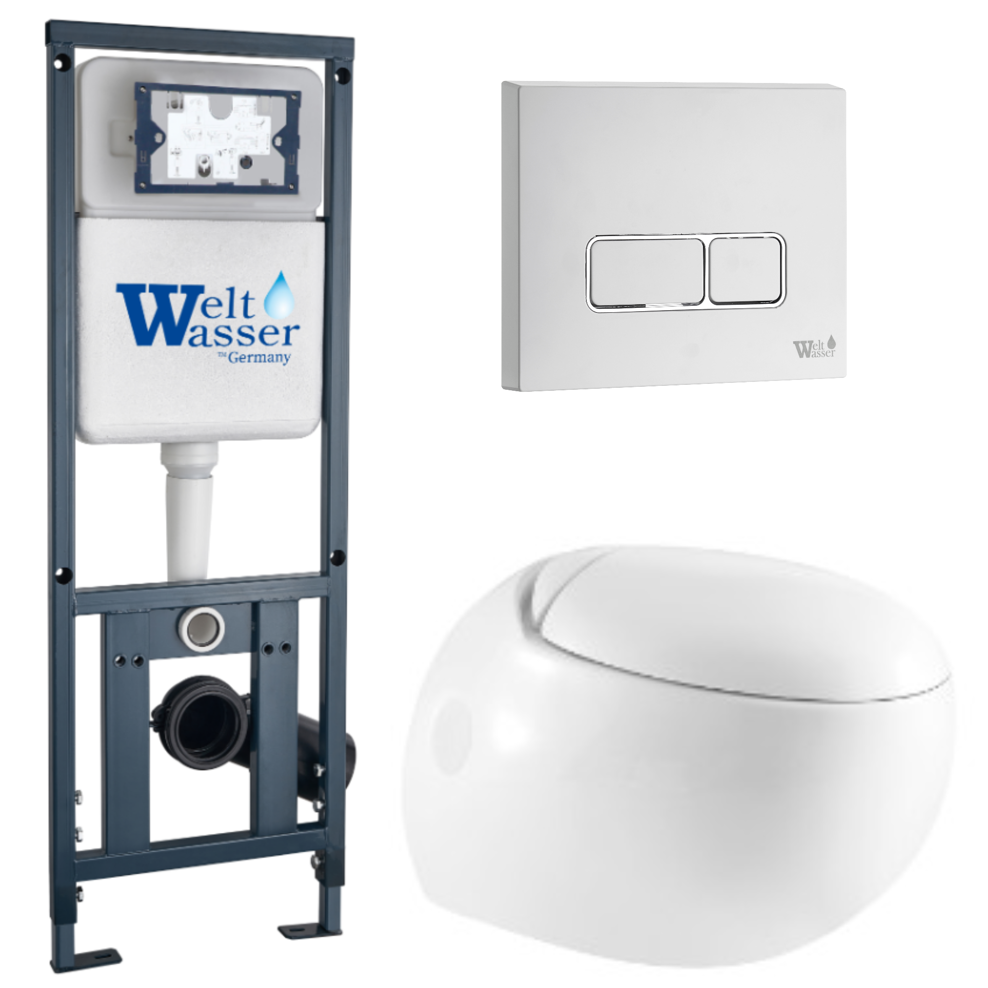 Комплект WeltWasser 10000010722 Jeckenbach 004 GL-WT + Marberg 410 + Marberg 410 SE GL-WT