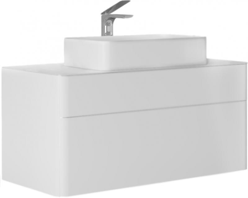 Тумба под раковину Raval Pure 100 подвесная Pur.01.100/P/W белая