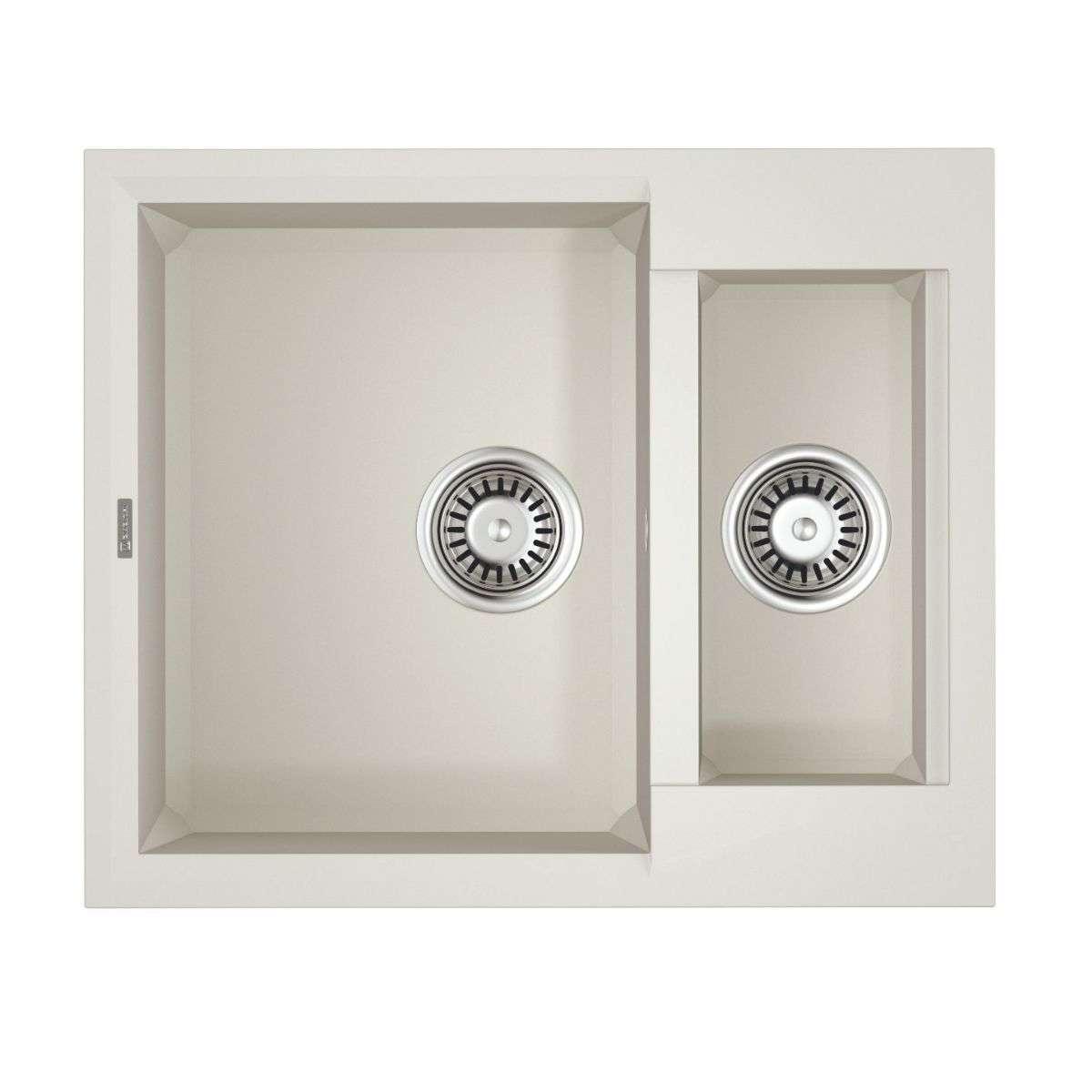 Врезная кухонная мойка Omoikiri Sakaime-60-2-WH белый 4993911