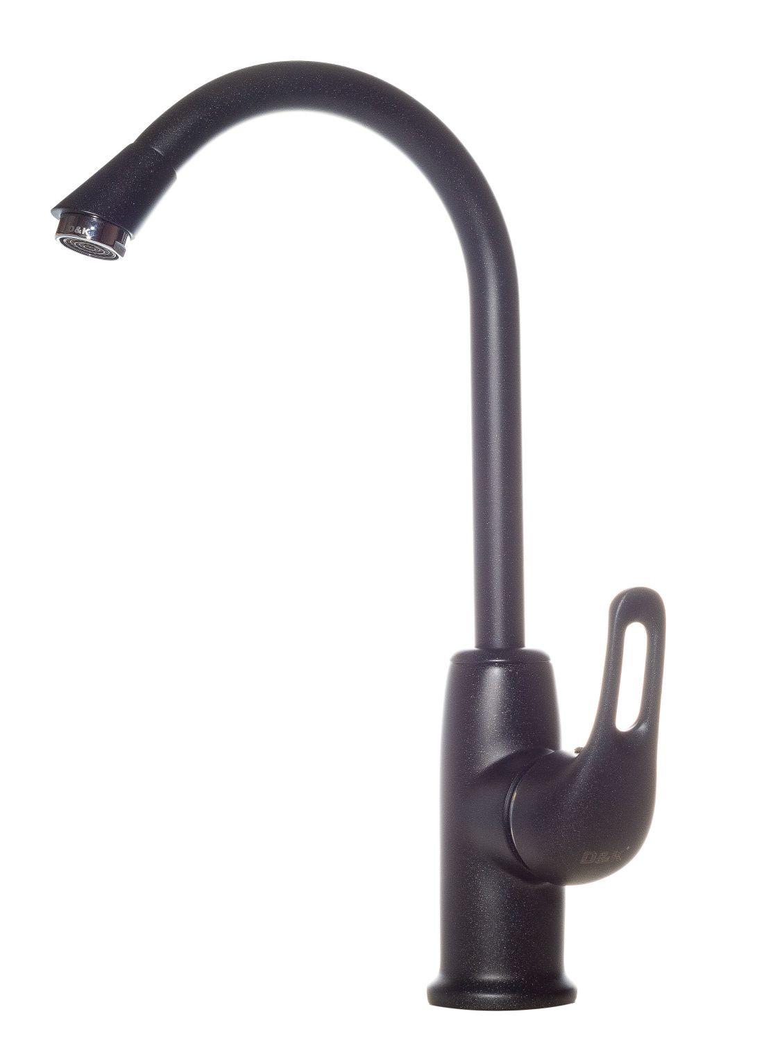 Смеситель для кухни (мойки) D&K Rhein.Eucharius DA1372420 антрацит