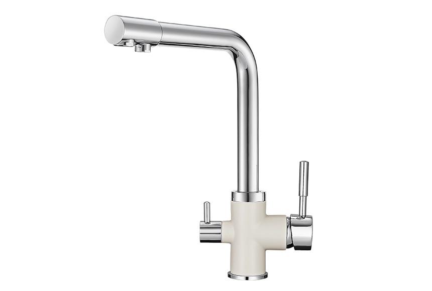 Смеситель для кухни (мойки) Granula 3015 xром/арктик