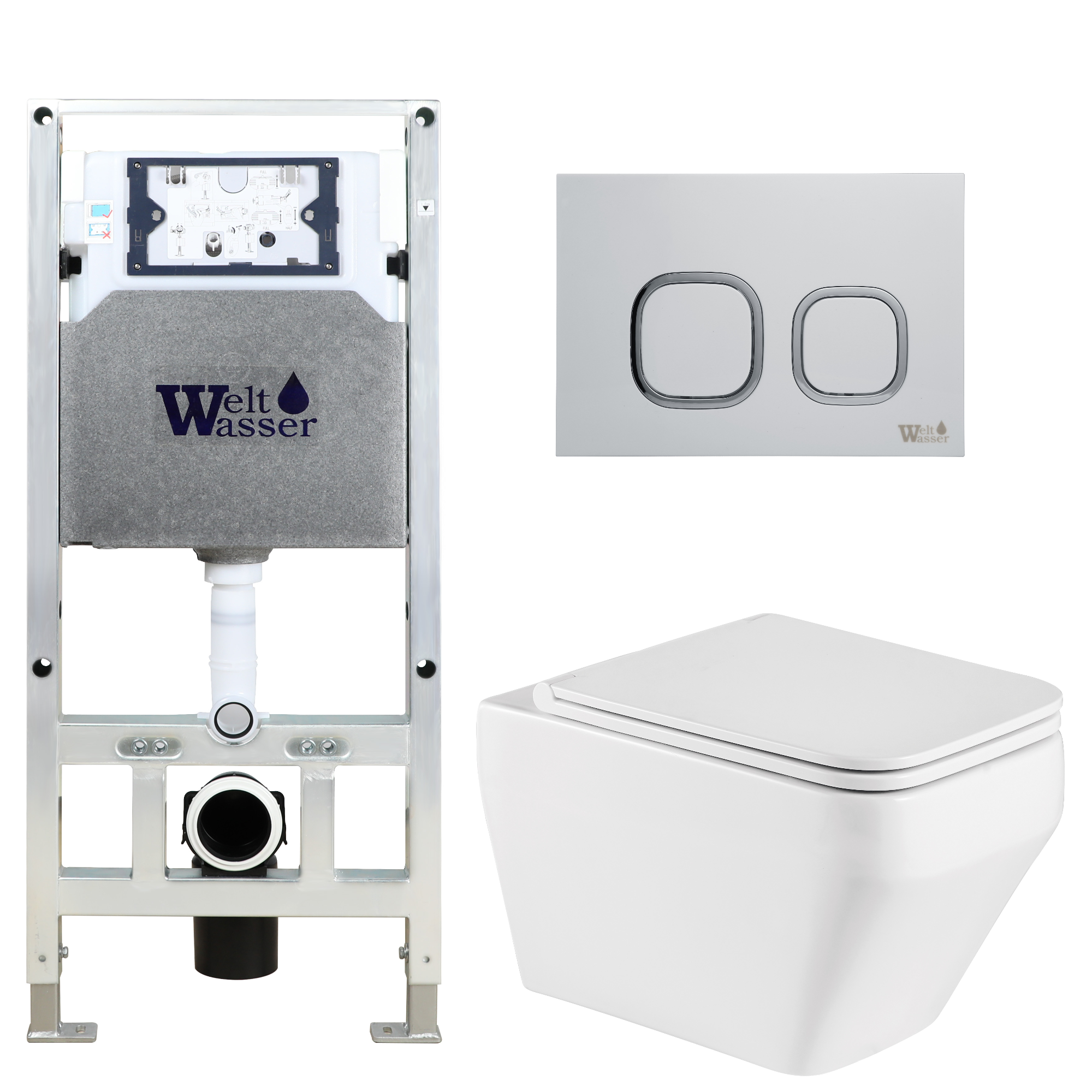 Комплект WeltWasser 10000011665 Hofbach 041 GL-WT + Amberg 506 ST + Amberg RD-WT