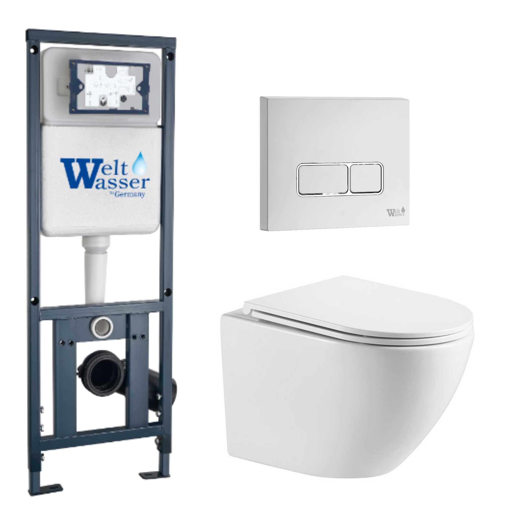 Комплект WeltWasser 10000011311 Merzbach 043 GL-WT + Marberg 410 + Marberg 410 SE GL-WT