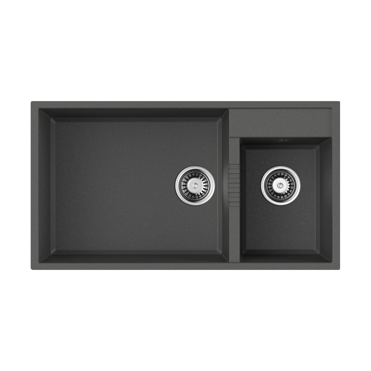 Врезная кухонная мойка Omoikiri Tedori 85-2-U-CH шампань 4993945