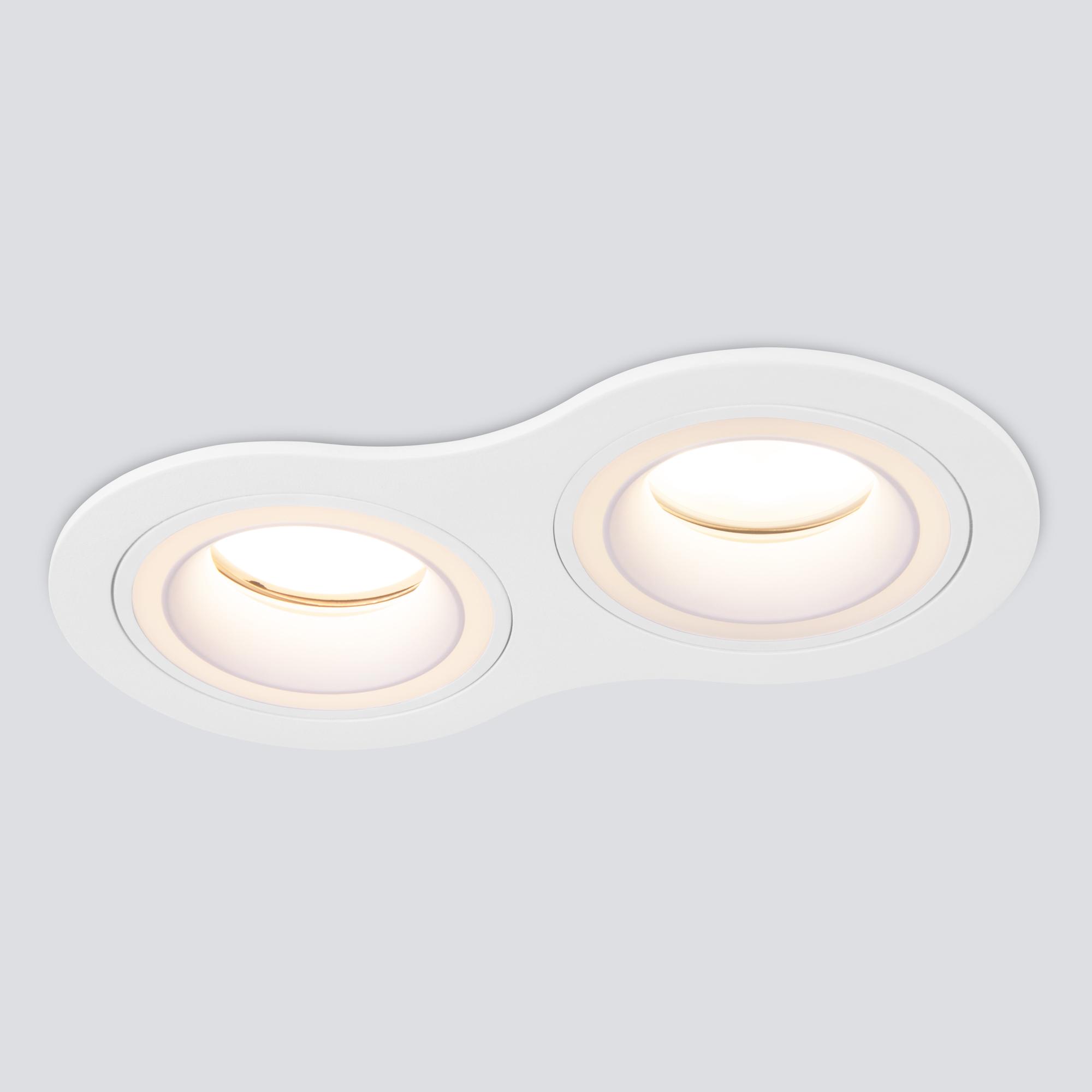 Встраиваемый точечный светильник Elektrostandard белый 1081/2