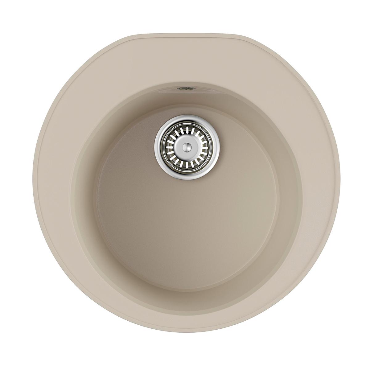Врезная кухонная мойка Omoikiri Miya 50R BE ваниль 4993504