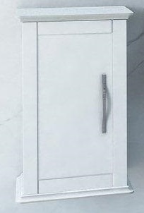Шкафчик подвесной с дверцей, реверсивный 34x32x59 Cezares TIFFANY 54960 Bianco opaco