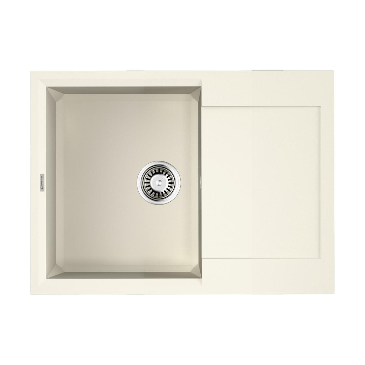 Врезная кухонная мойка Omoikiri Sakaime 68-WH белый 4993126
